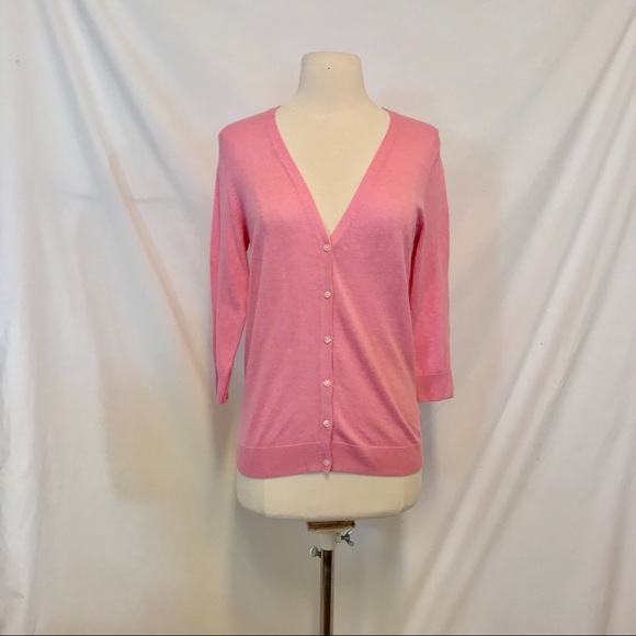 Old Navy Sweaters - Old Navy Pink Lightweight Button Down Cardigan